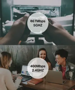 Alternative view of Безжичен мини USB адаптер TP-Link Archer T3U AC1300 MU-MIMO