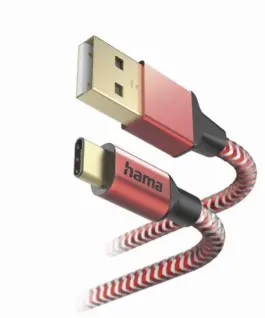 Alternative view of Кабел за зареждане "Reflective" USB-A - USB-C, 201559
