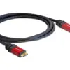 Кабел Delock USB-A мъжко - USB Micro-B мъжко 2 м Premium Екраниран