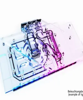 Alternative view of Воден блок за видео карта Alphacool Eisblock Aurora Acryl GPX-A Radeon RX 6800/6800XT Strix/TUF with Backplate