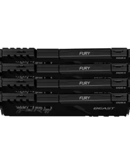 Alternative view of Памет за компютър Kingston FURY Beast 128GB(4x32GB) DDR4 3600MHz CL18