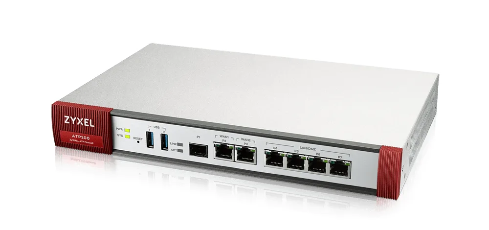Защитна стена ZYXEL USG ATP200 UTM BDL Sandboxing, 10/100/1000, 4x LAN/DMZ, 2x WAN, 1xSFP, 2xUSB, с включени лицензи з? - Image 2
