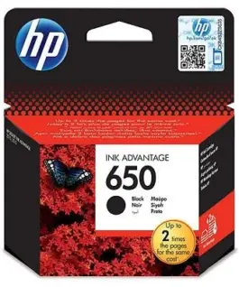 Мастилница HP 650 CZ101AE Черно 360 к.