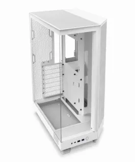 Кутия за компютър NZXT H6 Flow Matte White - Middle Tower