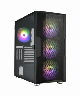 Alternative view of Кутия за компютър FSP CUT592 Black ARGB TG, E-ATX Full - Tower