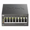 Суич D-Link DGS-1008P 4x PoE + 4 x стандартни 10/100/1000 Gigabit