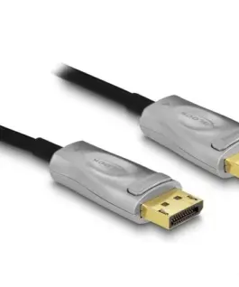 Оптичен кабел Delock Активен DisplayPort 1.4 8K 100 m