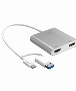 Адаптер j5create JCA365 За 2 монитора USB-C - 2 x HDMI