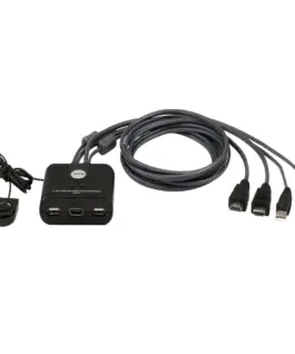 Превключвател KVM ATEN CS22HF Дву портов USB HDMI