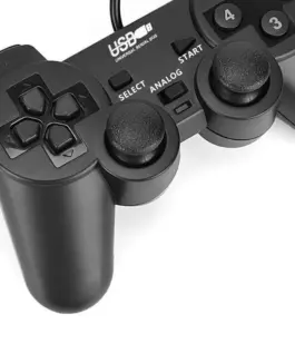 Alternative view of Жичен геймпад ESTILLO 703  Dual Vibration, USB, Черен