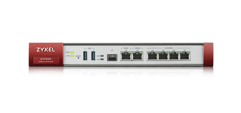 Защитна стена ZYXEL USG ATP200 UTM BDL Sandboxing, 10/100/1000, 4x LAN/DMZ, 2x WAN, 1xSFP, 2xUSB, с включени лицензи з? - Image 3