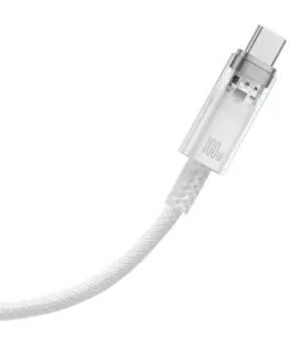 Кабел Baseus Explorer USB към USB-C 100W 1м CATS010402 – бял