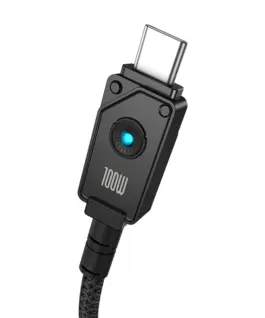 Alternative view of Кабел Baseus Unbreakable Series USB към Type-C 100W 1м P10355801111-00 - черен