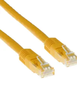 Мрежов пач кабел ACT U/UTP CAT 6 RJ-45 - RJ-45 3 m Медни проводници Жълт Булк