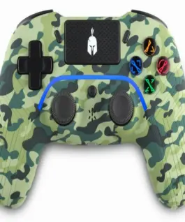 Безжичен геймпад Spartan Gear Aspis 4 за PC и PS4 Green Camo