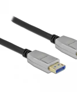 Alternative view of Кабел Delock DisplayPort 2.0 мъжко - DisplayPort мъжко, 3.0м, 10K, Черен