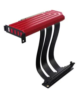 Кабел за вертикален монтаж HYTE PCI-E 4.0 x16 200mm Червено