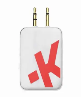 Аудио адаптер Skross 3.5 mm жак към Bluetooth Бял