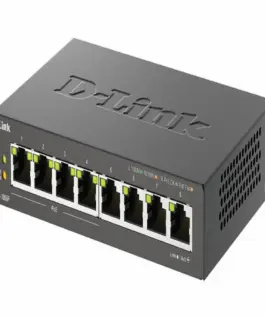 Alternative view of Суич D-Link DGS-1008P, 4x PoE + 4 x стандартни, 10/100/1000, Gigabit,