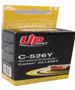 Мастилница UPRINT CLI526 CANON С чип Yellow