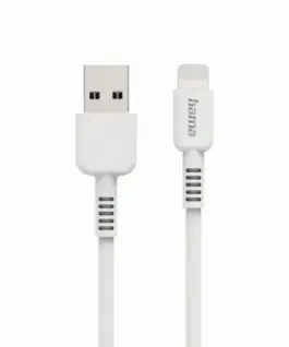 Кабел за зареждане HAMA "Eco" USB-A - Lightning 1 м 187283