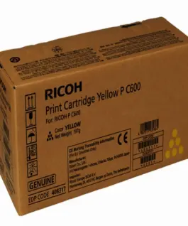 Alternative view of Тонер касета RICOH Print Cartridge P C600, 12000 p, Yellow