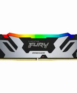 Alternative view of Памет за компютър Kingston Fury Renegade Silver/Black RGB 32GB(2x16GB) DDR5 8000MHz CL38