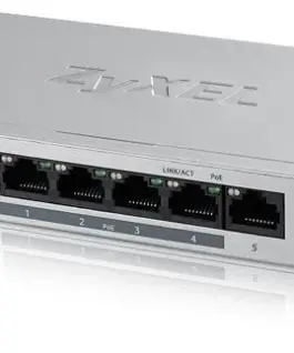 Alternative view of Суич 5-портов ZyXEL GS-1200-5HPV2, Web Managed, Gigabit, PoE