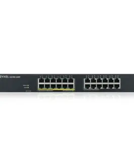 Alternative view of Суич ZyXEL GS1915-24EP, 24-портов, Gigabit, Управляем, Монтаж в шкаф, PoE
