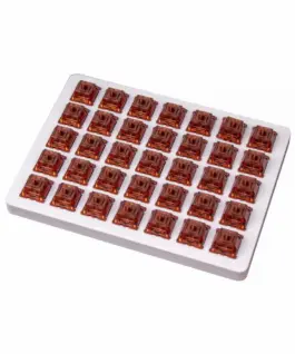 Суичове за механична клавиатура Keychron Gateron Phantom Brown Switch Комплект 35