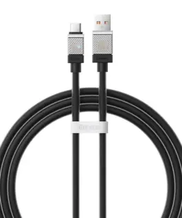 Alternative view of Кабел  Baseus CoolPlay USB към USB-C 100W 1м CAKW000601 - черен