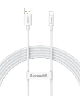 Alternative view of Кабел Baseus Superior USB към USB-C 100W 2м P10320102214-03 - бял