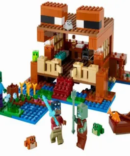 Alternative view of LEGO Minecraft - The Frog House - 21256