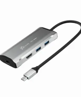 Докинг станция j5create JCD392 100W USB-C 10Gbps 4K60