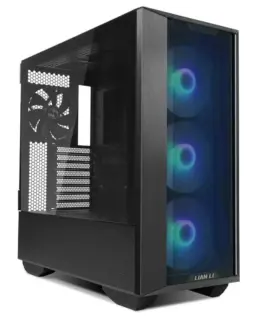 Кутия за компютър Lian-Li LANCOOL III RGB Mid-Tower Tempered Glass Черна