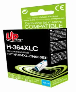Мастилница UPRINT CN685 HP No364XL  Cyan