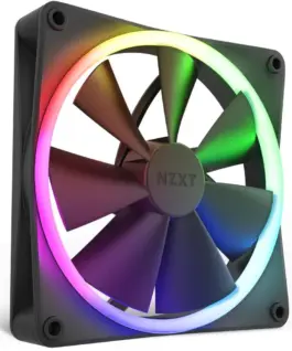 Вентилатор NZXT F140 RGB Черен