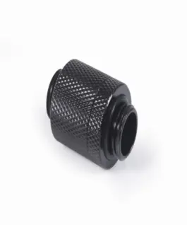 D-Plug Alphacool ES 20mm G1/4 AG auf G1/4 AG Черен мат