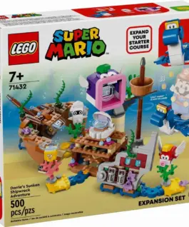LEGO Super Mario - Dorrie's Sunken Shipwreck Adventure Expansion Set - 71432