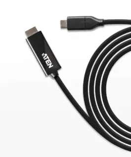 Alternative view of Конвертор ATEN UC3238, USB-C мъжко - HDMI женско, 4K, 2.7м, Черен