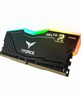 Alternative view of Памет за компютър Team Group T-Force Delta RGB Black, DDR4, 32GB (2x16GB), 3600MHz, 1.35V