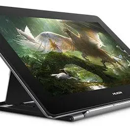 Alternative view of Графичен дисплей таблет HUION Kamvas Pro 16 4K GT1561, USB-C, Черен/Сребрист