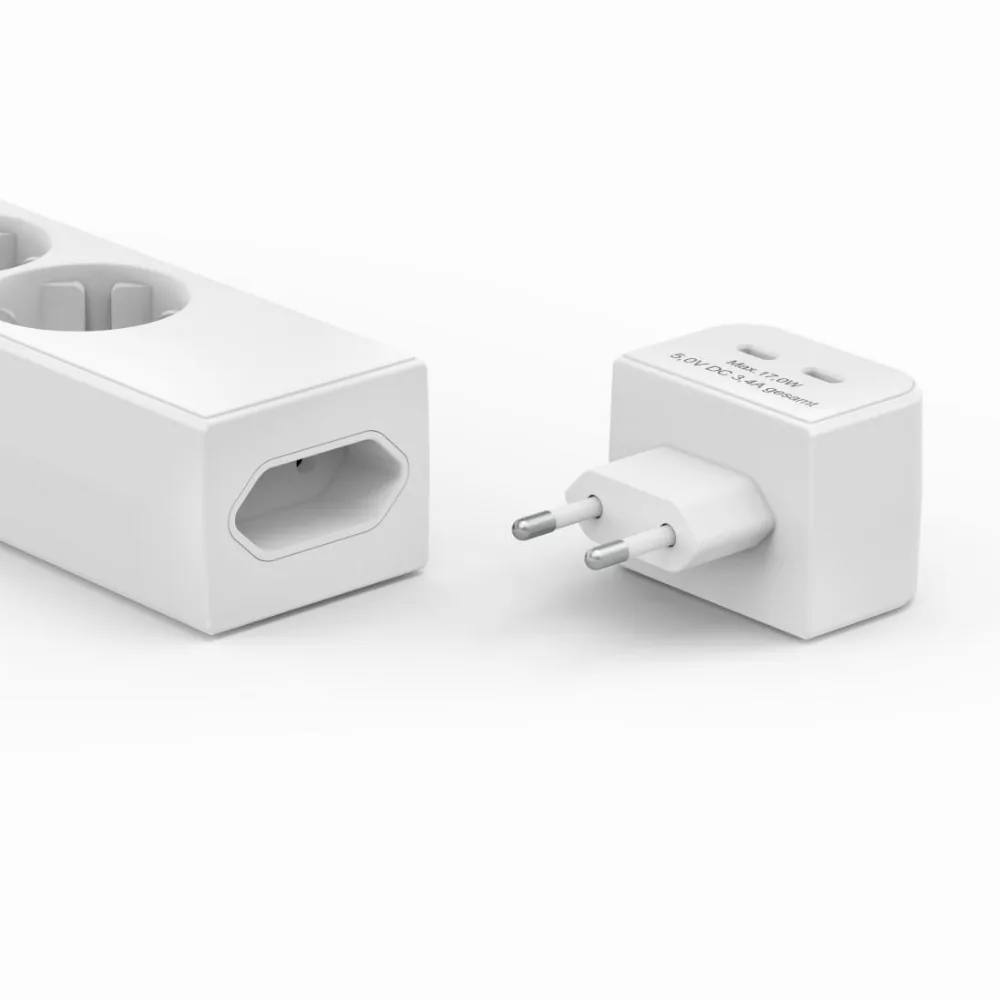HAMA Разклонител 5 гнезда, 17 W, 2хUSB-C, 223191 - Image 2