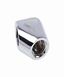 Alternative view of Въртящ се L-конектор Alphacool Eiszapfen, G1/4 AG auf G1/4 IG, Сребрист