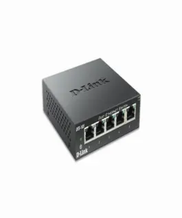 Суич D-Link DES-105/E 5 портов 10/100 метален корпус