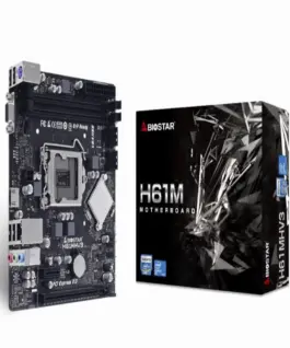 Alternative view of Дънна платка BIOSTAR H61MHV3, Intel H61, sock. 1155, Ver 7.0