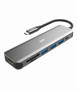 Alternative view of Докинг станция Silicon Power Boost SU20, 7 в 1, USB-C