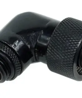 Alternative view of Компресионен фитинг Alphacool, 16/10 - G1/4, 90°, Въртящ се, Черен мат