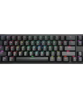 Клавиатура Delux KM32 механична геймърска USB Type-C/Bluetooth v5.0 Rainbow RGB