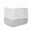 Клавиатура Delux GM902 безжична/Bluetooth бяла US Layout